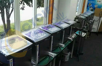 噴碼機車間一角
