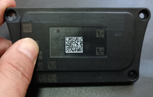 汽車配件行業自動噴碼機標識案例