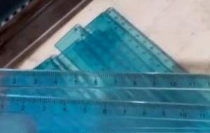 豫昶UV噴碼機直尺刻度尺標識應用案例